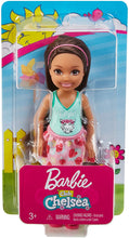 Load image into Gallery viewer, Barbie Club Chelsea Doll, 6-inch Brunette with Fierce Tiger Graphic