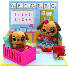 Load image into Gallery viewer, Tiny Tukkins Playset Assortment with Plush Stuffed Character, Dog with Patch