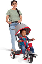 Load image into Gallery viewer, Radio Flyer 5-in-1 Stroll 'n Trike with Activity Tray, Red &amp; Gray
