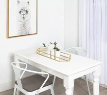 Load image into Gallery viewer, Kate and Laurel Felicia 26x8 Narrow Metal Mirrored Tray