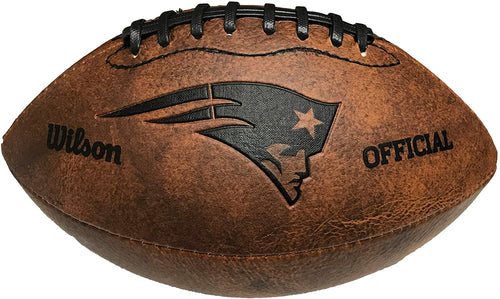 Gulf Coast Sales NFL Vintage Football, Measures 9-inches, Made of Composite Leather, for Any Occasion
