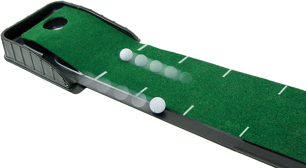 Club Champ Automatic Golf Putting System Black & green, 7 Inch