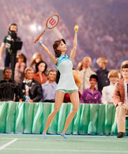 Load image into Gallery viewer, Barbie Inspiring Women Series Billie Jean King Collectible Doll, 12-in, Wearing Tennis Dress and Accessories, with Doll Stand and Certificate of Authenticity