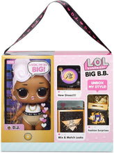 Load image into Gallery viewer, LOL Surprise Big B.B. (Big Baby) D.J. – 11" Large Doll, Unbox Fashions, Shoes, Accessories, Includes Playset Desk, Chair and Backdrop
