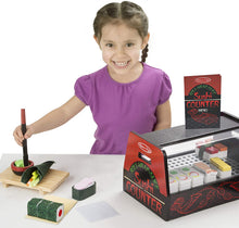 Load image into Gallery viewer, Melissa &amp; Doug Roll, Wrap &amp; Slice Sushi Counter Toy
