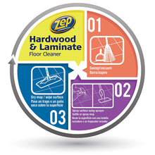 Load image into Gallery viewer, ZEP Hardwood &amp; Laminate Floor Cleaner 32 ounce (case of 4)