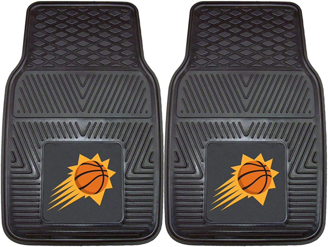 FANMATS Sports Team Logo Phoenix Suns Heavy Duty 2 - Piece Vinyl Car Mats 18