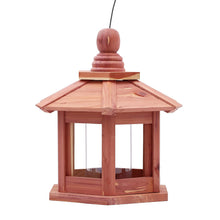 Load image into Gallery viewer, Worth Garden Cedar Bird Feeder with Double Suet Holder