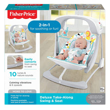 Load image into Gallery viewer, Fisher-Price Deluxe Take-Along Swing &amp; Seat
