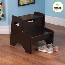 Load image into Gallery viewer, KidKraft Two Step Stool for Kids in White