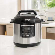 Load image into Gallery viewer, Ninja Instant, 1000-Watt Pressure, Slow, Multi Cooker, and Steamer with 6-Quart Ceramic Coated Pot &amp; Steam Rack (PC101), Black/Si, Silver