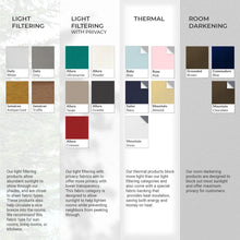 Load image into Gallery viewer, Chicology Cordless Magnetic Roman Shades / Window Blind Fabric Curtain Drape