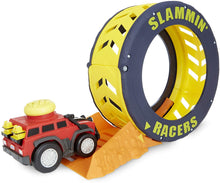 Load image into Gallery viewer, Little Tikes Slammin' Racers Turbo Tire Playset &amp; Vehicle with Sounds