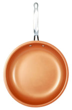 Load image into Gallery viewer, MasterPan Copper Pan Round Nonstick Fry Pan, 12", Copper