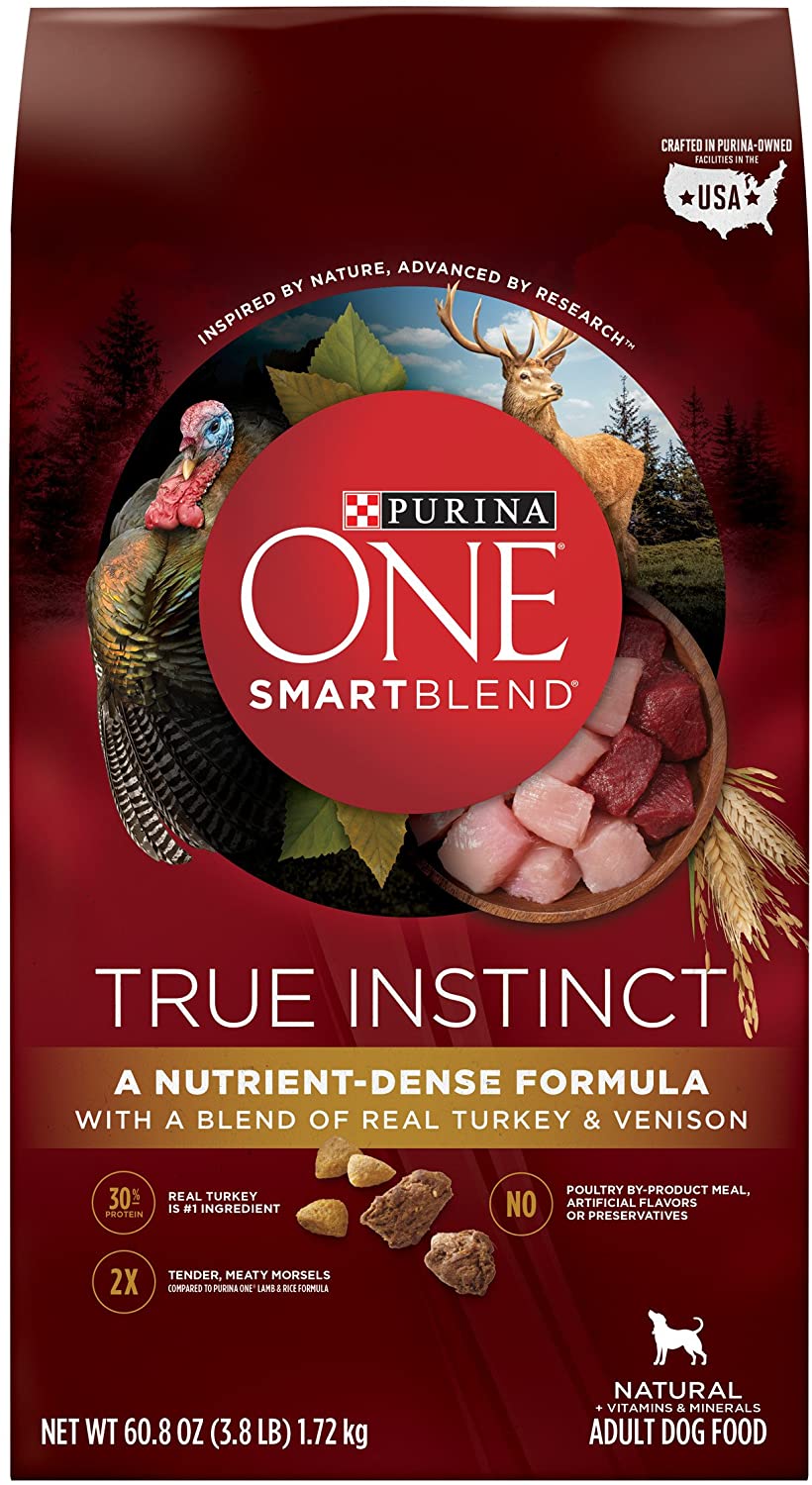 Purina ONE SmartBlend True Instinct Natural Adult Dry Dog Food & Dog Treats