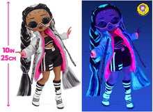 Load image into Gallery viewer, LOL Surprise OMG Dance Dance Dance B-Gurl Fashion Doll with 15 Surprises Including Magic Black Light, Shoes, Hair Brush, Doll Stand and TV Package - Great Gift for Girls Age 4+