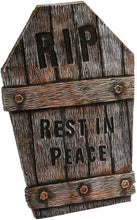 Load image into Gallery viewer, Wooden Tombstone Rip