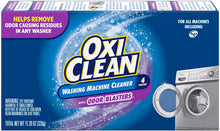 Load image into Gallery viewer, OxiClean Washing Machine Cleaner with Odor Blasters, 4 Count