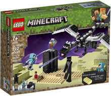 Load image into Gallery viewer, LEGO Minecraft The End Battle 21151 Ender Dragon Building Kit includes Dragon Slayer and Enderman Toy Figures for Dragon Fighting Adventures (222 Pieces)
