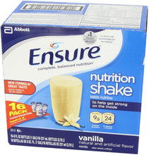Load image into Gallery viewer, Ensure Original Nutrition Shake, Vanilla, 8 ounces, 6 count