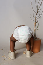 Load image into Gallery viewer, Parasol Natural Baby Diaper Pants - Chlorine Free, Chemical Free, Hypoallergenic, Eco-friendly - Desert Spring Collection - Size 4-5, 2 Packs of 24, 48 Count