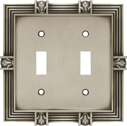 BRAINERD 64460 Pineapple Double Switch Wall Plate / Switch Plate / Cover