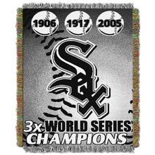 Load image into Gallery viewer, Officially Licensed MLB Commemorative Woven Tapestry Throw Blanket, Soft &amp; Cozy, Washable, Throws &amp; Bedding, 48" x 60"
