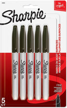 Load image into Gallery viewer, Sharpie Permanent Markers, Fine Point, Black, 36 Count
