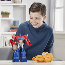 Load image into Gallery viewer, Transformers Toys Cyberverse Spark Armor Ark Power Optimus Prime Action Figure - Combines with Ark Power Vehicle to Power Up - for Kids Ages 6 &amp; Up, 12"