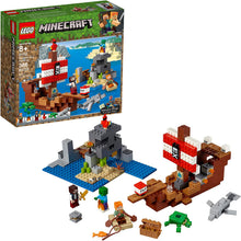 Load image into Gallery viewer, LEGO Minecraft The Pirate Ship Adventure 21152 Building Kit (386 Pieces)