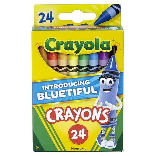 Crayola BIN3024BN Regular-Size Crayons, 24 Colors Per Box, 12 Boxes