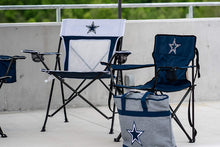 Load image into Gallery viewer, NFL Game Changer Large Folding Tailgating and Camping Chair, with Carrying Case (ALL TEAM OPTIONS)