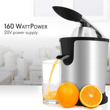 Load image into Gallery viewer, Stainless Steel Electric Juice Press-Citrus Juicer or Squeezer Masticating Machine w/ 160W Power, Handle &amp; Cone for Orange, Lime, Pomegranate and Grapefruit and Lemon Fruit-NutriChef PKJCR305