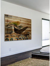 Load image into Gallery viewer, Parvez Taj Cali Day Painting Print on Natural Pine Wood
