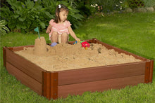 Load image into Gallery viewer, One Inch Series 4ft. x 4ft. x 11in. Composite Square Sandbox Kit