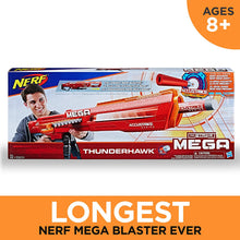 Load image into Gallery viewer, Thunderhawk Nerf AccuStrike Mega Toy Blaster - Longest Nerf Blaster - 10 Official AccuStrike Nerf Mega Darts, 10-Dart Clip, Bipod - For Kids, Teens, and Adults