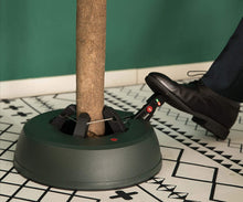 Load image into Gallery viewer, Gardenised Automatic Plastic Green Foot Pedal Christmas Tree Stand