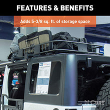Load image into Gallery viewer, CURT 18117 21 x 37-Inch Roof Rack Extension for CURT Rooftop Cargo Carrier 18115