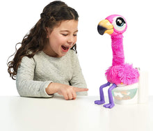 Load image into Gallery viewer, Little Live Pets Gotta Go Flamingo | Interactive Plush Toy That Eats, Sings, Wiggles, Poops and Talks (Batteries Included) | Reusable Food. Ages 4+
