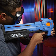 Load image into Gallery viewer, Nerf Rival Charger MXX-1200 Motorized Blaster -- 12-Round Capacity, 100 FPS Velocity -- Includes 24 Official Nerf Rival Rounds -- Team Blue