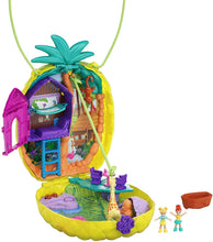 Load image into Gallery viewer, Polly Pocket Polly &amp; Lila Tropicool Pineapple Wearable Purse Compact, Multi