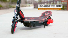 Load image into Gallery viewer, Razor Power Core E90 Glow Electric Scooter - Black/Red Glow