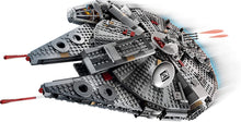 Load image into Gallery viewer, LEGO Star Wars: The Rise of Skywalker Millennium Falcon 75257 Starship Model Building Kit and Minifigures (1