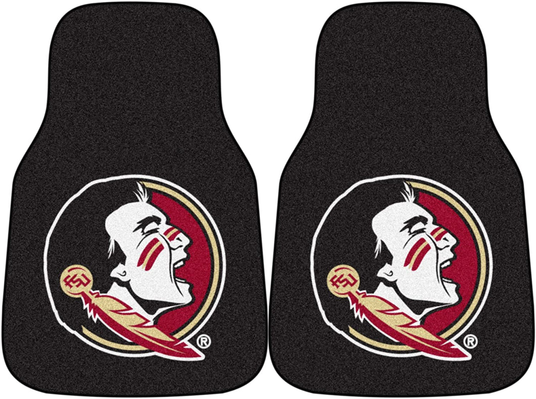 FANMATS NCAA Mens 2-pc Carpet Car Mat Set
