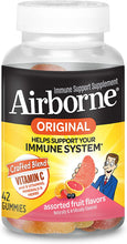 Load image into Gallery viewer, Airborne Immune Support Supplement with Vitamin C Chewable Gummies