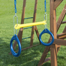 Load image into Gallery viewer, Swing-N-Slide WS 5100 2 Pack of Green Swing Seats with Ring/Trapeze Combo Swing Swing Set Refresher Bundle, Green