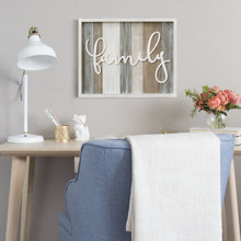 Load image into Gallery viewer, Stratton Home Decor Rustic Family Wood Wall Decor, 20.00 W X 1.00 D X 16.00 H, Multi