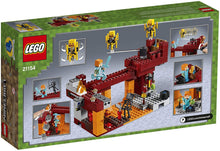 Load image into Gallery viewer, LEGO Minecraft The Blaze Bridge 21154 Building Kit (372 Pieces)