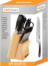 Load image into Gallery viewer, Top Chef by Master Cutlery, 15-Piece Knife Set