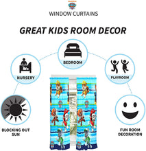 Load image into Gallery viewer, Franco Kids Window Curtain Panels Drapes Set, 82&quot; x 63&quot;, Paw Patrol